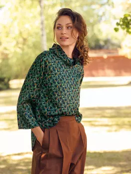 Выкройка: Блузка-пуловер