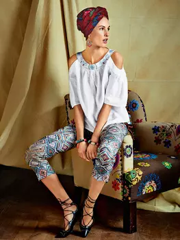 Выкройка: Блузка расклешенного силуэта