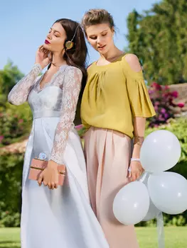 Выкройка: Блузка расклешенного силуэта