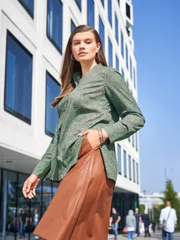 Выкройка: Блузка рубашечного кроя