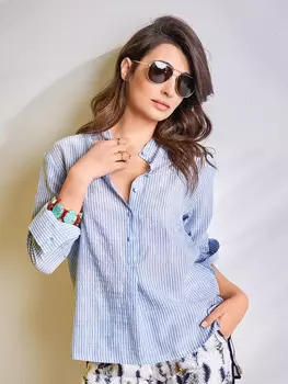 Выкройка: Блузка рубашечного кроя