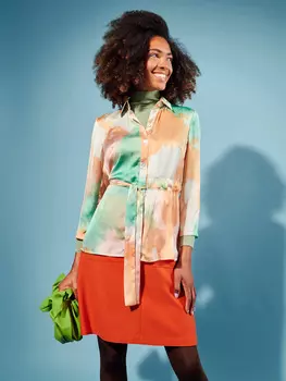 Выкройка: Блузка рубашечного кроя