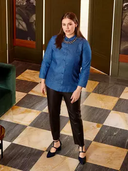 Выкройка: Блузка рубашечного кроя