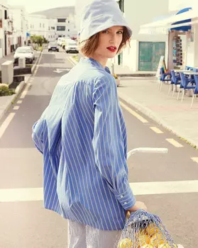 Выкройка: Блузка рубашечного кроя