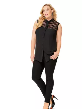 Выкройка: Блузка рубашечного кроя