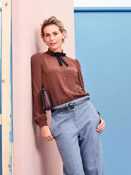 Выкройка: Блузка рубашечного кроя