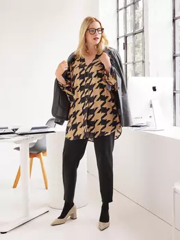 Выкройка: Блузка рубашечного кроя