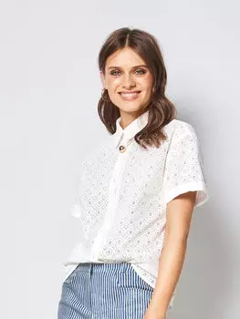 Выкройка: Блузка-рубашка