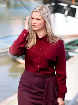 Выкройка: Блузка-рубашка