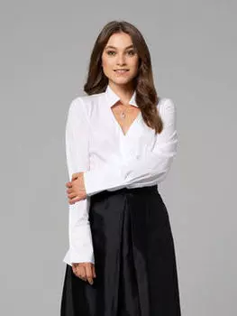 Выкройка: Блузка с эффектом запаха