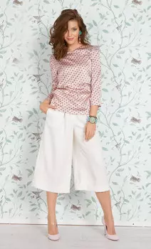 Выкройка: Блузка с асимметричным кроем