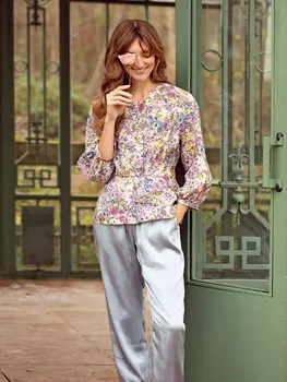 Выкройка: Блузка с баской