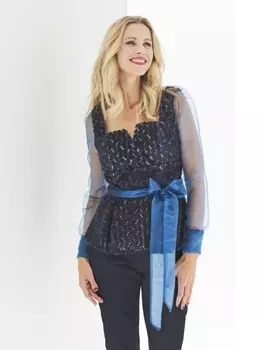 Выкройка: Блузка с баской