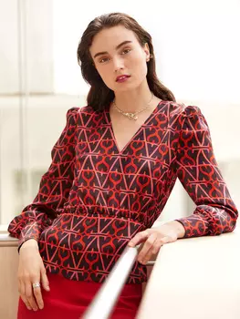 Выкройка: Блузка с баской