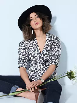 Выкройка: Блузка с баской