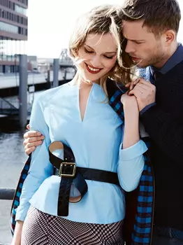 Выкройка: Блузка с баской