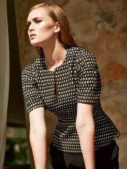 Выкройка: Блузка с баской