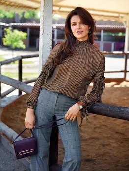 Выкройка: Блузка с буфами