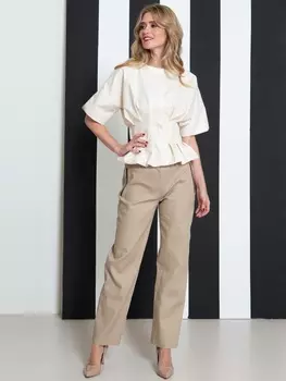 Выкройка: Блузка с цельнокроеными рукавами