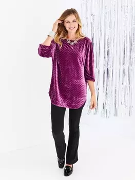 Выкройка: Блузка с цельнокроеными рукавами