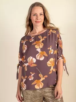 Выкройка: Блузка с цельнокроеными рукавами