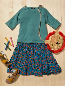 Выкройка: Блузка с цельнокроеными рукавами