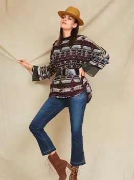 Выкройка: Блузка с цельнокроеными рукавами