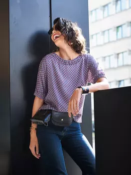 Выкройка: Блузка с цельнокроеными рукавами