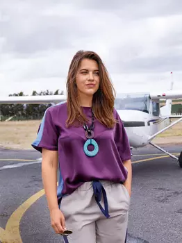 Выкройка: Блузка с цельнокроеными рукавами