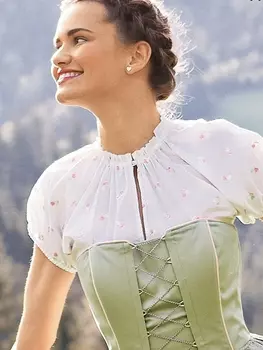 Выкройка: Блузка с цельнокроеными рукавами