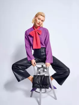 Выкройка: Блузка с длинными рукавами