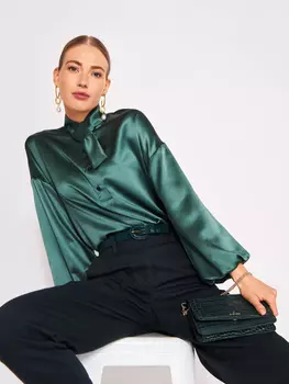 Выкройка: Блузка с необычным воротником