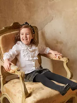 Выкройка: Блузка с оборками