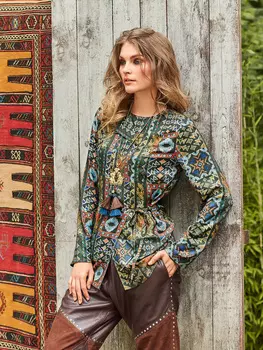 Выкройка: Блузка с отстроченными складками