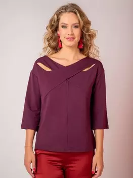 Выкройка: Блузка с перекрещивающимися деталями