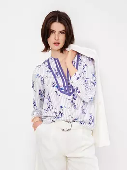 Выкройка: Блузка с пластроном