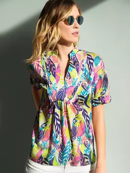 Выкройка: Блузка с пластроном