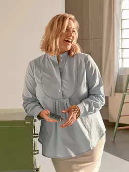 Выкройка: Блузка с пластроном