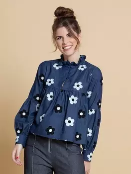 Выкройка: Блузка с пышными рукавами