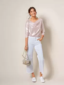 Выкройка: Блузка с рукавами 3/4