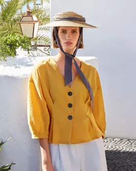 Выкройка: Блузка с рукавами 3/4