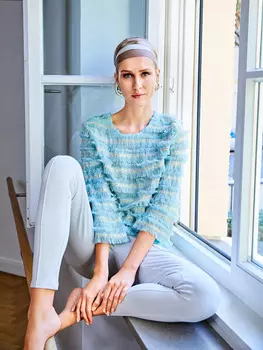 Выкройка: Блузка с рукавами 3/4