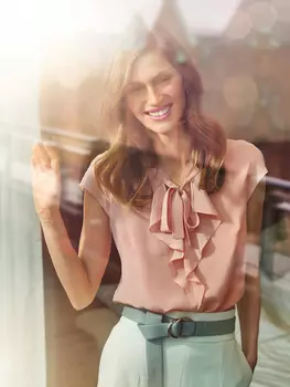 Выкройка: Блузка с рукавами реглан