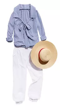 Выкройка: Блузка с рукавами реглан