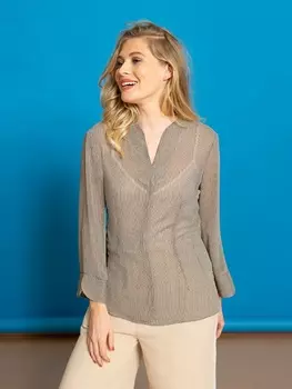 Выкройка: Блузка с широкими манжетами