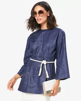 Выкройка: Блузка с широкими рукавами