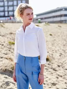 Выкройка: Блузка с супатной застежкой