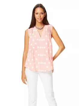 Выкройка: Блузка с V-образным вырезом горловины