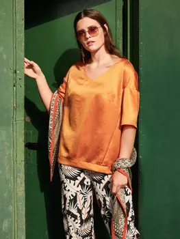 Выкройка: Блузка с V-вырезом