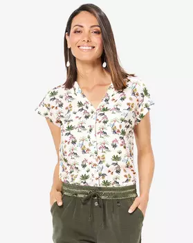 Выкройка: Блузка с V-вырезом